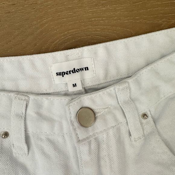 Superdown white flare denim - Picture 2 of 2